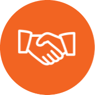 icon shaking hands